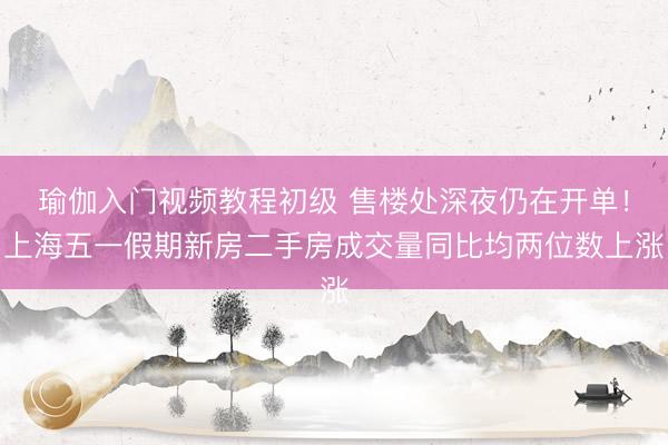 瑜伽入门视频教程初级 售楼处深夜仍在开单！上海五一假期新房二手房成交量同比均两位数上涨