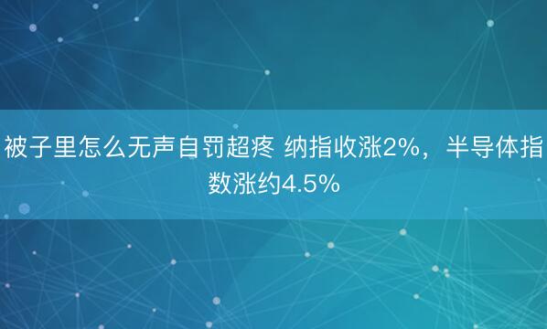 被子里怎么无声自罚超疼 纳指收涨2%，半导体指数涨约4.5%